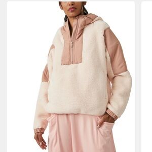 Free People Movement Lead the Pack Pullover Fleece Sherpa XS